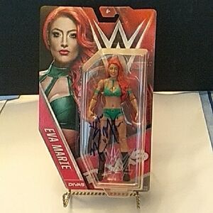 WWE Eva Marie Action Figure - Autographed With COA